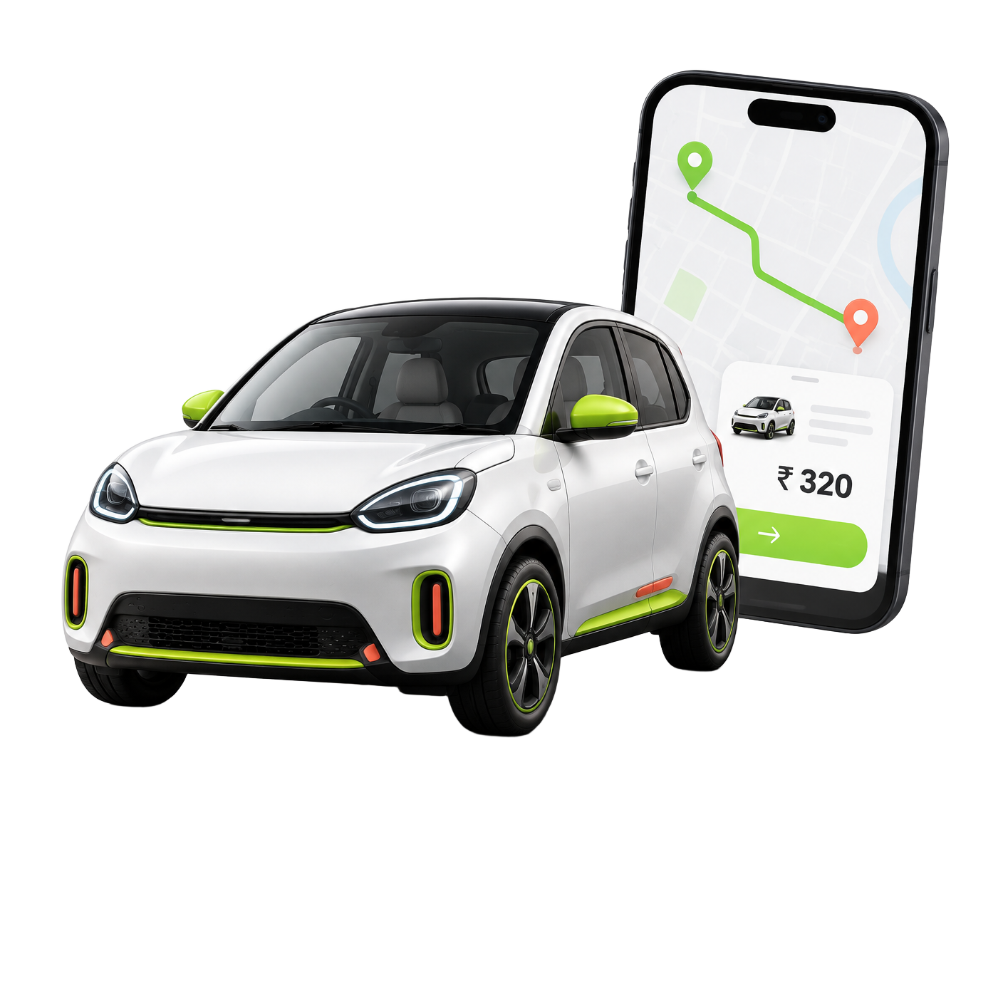 GaadiGo car and fare offer app